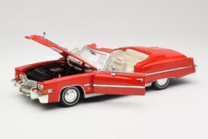 Cadillac Eldorado カブリオレ レッド Anson 1:18 30387 メタル - 画像 2/8