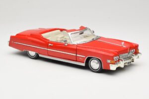 Cadillac Eldorado カブリオレ レッド Anson 1:18 30387 メタル - 画像 6/8