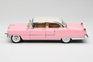 Cadillac Fleetwood Elvis Presley ピンク MRC 1:18 LIC1000 メタル - 画像 4/8