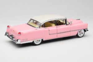 Cadillac Fleetwood Elvis Presley ピンク MRC 1:18 LIC1000 メタル - 画像 3/8