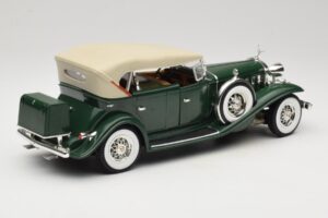 Cadillac Sport Phaeton グリーン Anson 1:18 30383 メタル - 画像 4/9