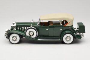 Cadillac Sport Phaeton グリーン Anson 1:18 30383 メタル - 画像 5/9