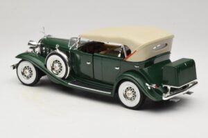 Cadillac Sport Phaeton グリーン Anson 1:18 30383 メタル - 画像 8/9