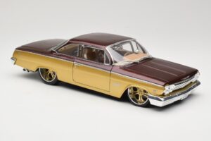 Chevrolet Bel Air ゴールド & ブラウン Maisto 1:18 31064 メタル - 画像 6/8