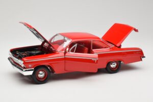 Chevrolet Bel Air レッド Maisto 1:18 31641 メタル - 画像 2/8