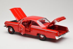 Chevrolet Bel Air レッド Maisto 1:18 31641 メタル - 画像 5/8