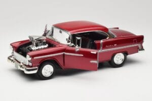 Chevrolet Bel Air レッド Motormax 1:18 73100TC-M1 メタル - 画像 2/8