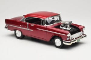 Chevrolet Bel Air レッド Motormax 1:18 73100TC-M1 メタル - 画像 6/8