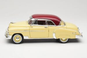 Chevrolet Bel Air イエロー & レッド Motormax 1:18 73111 メタル - 画像 4/8