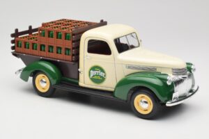 Chevrolet Brasseur Perrier Delivery Van グリーン Solido 1:18 203243 メタル - 画像 6/8