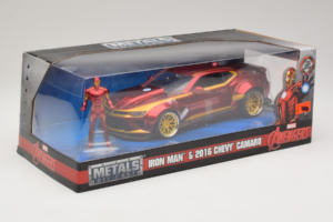 Chevrolet Camaro Iron Man フィギュア付き Metals Diecast 1:24 99724 メタル - 画像 2/3