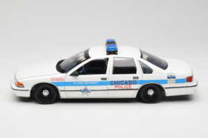 Chevrolet Caprice Chicago ポリス UT Models 1:18 180142096 メタル - 画像 4/8