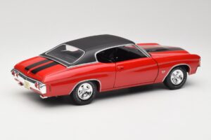 Chevrolet Chevelle SS 454 レッド Maisto 1:18 531892 メタル - 画像 3/8
