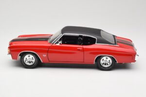 Chevrolet Chevelle SS 454 レッド Maisto 1:18 531892 メタル - 画像 4/8