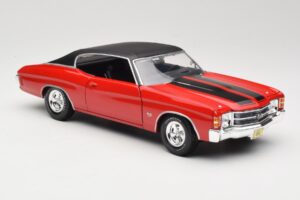 Chevrolet Chevelle SS 454 レッド Maisto 1:18 531892 メタル - 画像 6/8