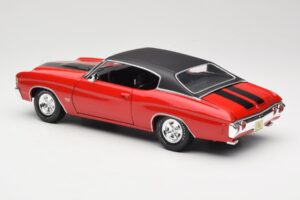 Chevrolet Chevelle SS 454 レッド Maisto 1:18 531892 メタル - 画像 7/8