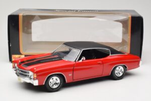 Chevrolet Chevelle SS 454 レッド Maisto 1:18 531892 メタル - 画像 8/8