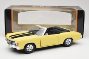 Chevrolet Chevelle SS 454 イエロー Maisto 1:18 531890 メタル - 画像 8/8