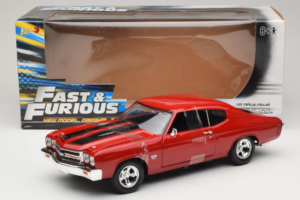 Chevrolet Chevelle SS Fast & Furious レッド Johnny Lightning 1:18 39578 メタル - 画像 6/6