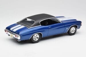 Chevrolet Chevelle SS 454 ブルー Maisto 1:18 531886 メタル - 画像 3/8