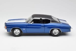 Chevrolet Chevelle SS 454 ブルー Maisto 1:18 531886 メタル - 画像 4/8