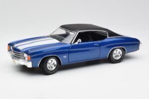 Chevrolet Chevelle SS 454 ブルー Maisto 1:18 531886 メタル