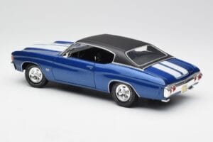 Chevrolet Chevelle SS 454 ブルー Maisto 1:18 531886 メタル - 画像 7/8