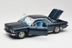 Chevrolet Corvair ダークブルー Sun Star 1:18 1482 メタル - 画像 2/8