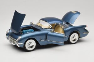 Chevrolet Corvette C1 ブルー Mira 1:18 6105 メタル - 画像 2/8