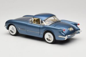 Chevrolet Corvette C1 ブルー Mira 1:18 6105 メタル - 画像 7/8