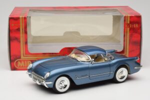 Chevrolet Corvette C1 ブルー Mira 1:18 6105 メタル - 画像 8/8