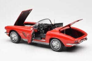 Chevrolet Corvette C1 コンバーチブル Roman レッド AUTOart 1:18 71102 メタル - 画像 5/8