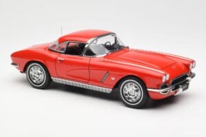 Chevrolet Corvette C1 コンバーチブル Roman レッド AUTOart 1:18 71102 メタル - 画像 6/8