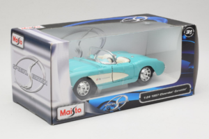 Chevrolet Corvette C1 ミントグリーン Maisto 1:24 31275 メタル - 画像 2/3