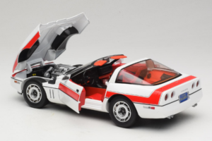 Chevrolet Corvette C4 A-Team ホワイト GreenLight 1:18 13532 メタル - 画像 5/8