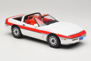 Chevrolet Corvette C4 A-Team ホワイト GreenLight 1:18 13532 メタル - 画像 6/8