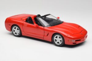 Chevrolet Corvette C5 カブリオレ Torch レッド Maisto 1:18 50318 メタル - 画像 6/8