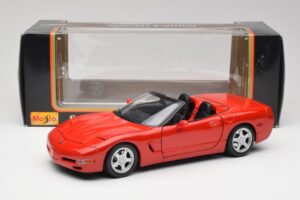 Chevrolet Corvette C5 カブリオレ Torch レッド Maisto 1:18 50318 メタル - 画像 8/8