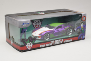 Chevrolet Corvette C6 Stingray The Joker With Figure Jada 1:24 253255020 メタル - 画像 2/3