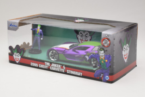 Chevrolet Corvette C6 Stingray The Joker With Figure Jada 1:24 253255020 メタル - 画像 3/3