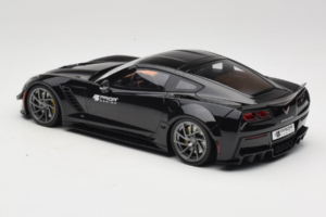 Chevrolet Corvette C7 Prior Design ブラック GT Spirit 1:18 GT249 レジン - 画像 5/6