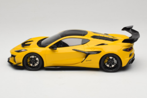 Chevrolet Corvette C8 ZR1 イエロー GT Spirit 1:18 GT528 レジン - 画像 3/6