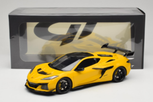 Chevrolet Corvette C8 ZR1 イエロー GT Spirit 1:18 GT528 レジン - 画像 6/6