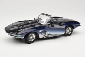 Chevrolet Corvette Mako Shark ダークブルー UT Models 1:18 21061 メタル - 画像 2/8