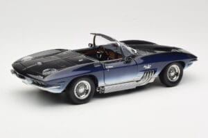Chevrolet Corvette Mako Shark ダークブルー UT Models 1:18 21061 メタル - 画像 3/8