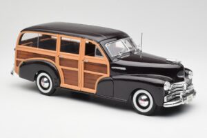 Chevrolet Fleetmaster Woody ブラウン Maisto 1:18 36854 メタル - 画像 6/8