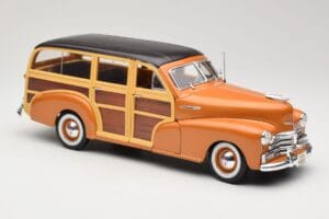 Chevrolet Fleetmaster Woody ゴールド Maisto 1:18 56042 メタル - 画像 6/8