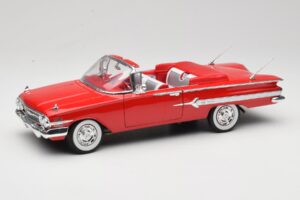 Chevrolet Impala カブリオレ レッド Welly 1:18 9864W メタル
