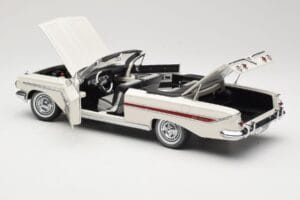 Chevrolet Impala カブリオレ ホワイト Sun Star 1:18 3405 メタル - 画像 5/8