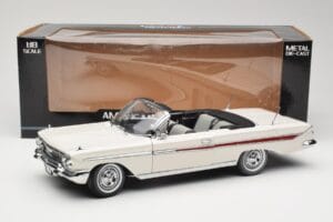 Chevrolet Impala カブリオレ ホワイト Sun Star 1:18 3405 メタル - 画像 8/8